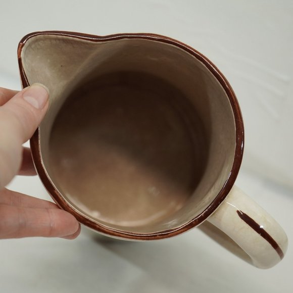 Vintage 60s Mid Century MCM Hand Painted Fruit Motif Mini Pitcher - Picture 5 of 10